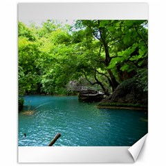 Backgrounds List Of Lake Background Beautiful Waterfalls Nature Canvas 11  X 14   by Modern2018