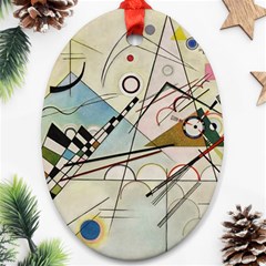 Composition 8 - Vasily Kandinsky Oval Ornament (two Sides) by Valentinaart