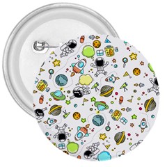 Space Pattern 3  Buttons by Valentinaart