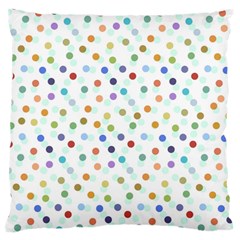 Dotted Pattern Background Brown Standard Flano Cushion Case (one Side) by Modern2018