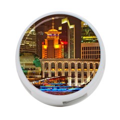 Shanghai Skyline Architecture 4-port Usb Hub (two Sides)  by Simbadda