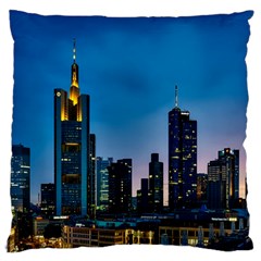 Frankfurt Germany Panorama City Standard Flano Cushion Case (one Side) by Simbadda