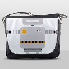 Robot Technology Robotic Animation Messenger Bags by Simbadda