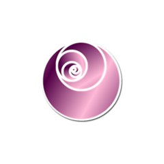 Rose  Golf Ball Marker (4 Pack) by Jylart