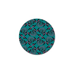 Spirals Golf Ball Marker by Jylart