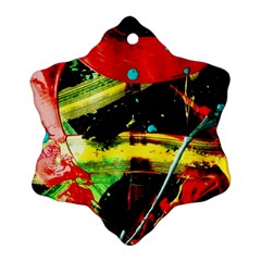 Enigma 1 Snowflake Ornament (two Sides) by bestdesignintheworld