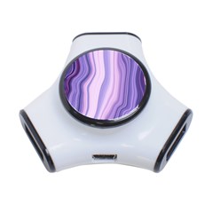 Marbled Ultra Violet 3-port Usb Hub by NouveauDesign
