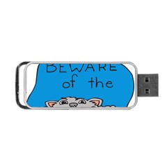 Cat Print Paw Pet Animal Claws Portable Usb Flash (one Side) by Nexatart