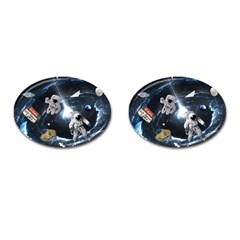 We Found Laika Cufflinks (oval) by Valentinaart