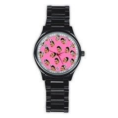 Crying Kim Kardashian Stainless Steel Round Watch by Valentinaart