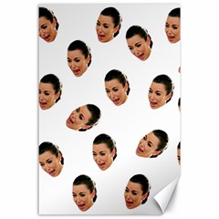 Crying Kim Kardashian Canvas 24  X 36  by Valentinaart