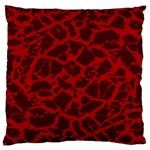 Red Earth Texture Large Flano Cushion Case (Two Sides) Back