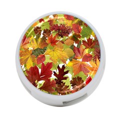 Autumn Fall Leaves 4-port Usb Hub (one Side) by LoolyElzayat
