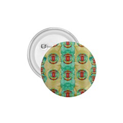 Peace Will Be In Fantasy Flowers With Love 1 75  Buttons by pepitasart