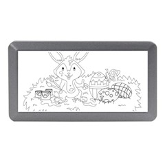 Coloring Picture Easter Easter Bunny Memory Card Reader (mini) by Sapixe