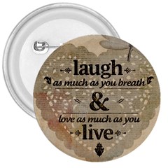 Motivational Calligraphy Grunge 3  Buttons by Sapixe