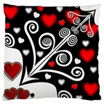 Ornament Background Large Flano Cushion Case (Two Sides) Front