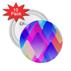 Squares Color Squares Background 2 25  Buttons (10 Pack)  by Sapixe