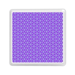 Lavender Tiles Memory Card Reader (square)  by jumpercat