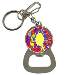 Embroidery Dab Color Spray Bottle Opener Key Chains by Sapixe