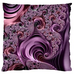 Purple Abstract Art Fractal Standard Flano Cushion Case (two Sides) by Sapixe