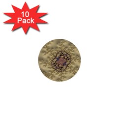 Fractal Art Colorful Pattern 1  Mini Buttons (10 Pack)  by Sapixe