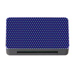Blue Fractal Art Honeycomb Mathematics Memory Card Reader with CF Front