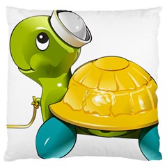 Turtle Sea Turtle Leatherback Turtle Standard Flano Cushion Case (one Side) by Sapixe