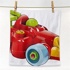 Car Vehicle Racing Car Formula Face Towel by Sapixe