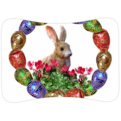 Easter Eggs Rabbit Celebration Velour Seat Head Rest Cushion by Sapixe