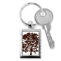 Tree Vector Ornament Color Key Chains (rectangle)  by Sapixe