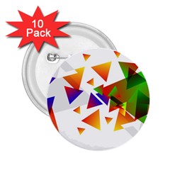 Abstract Pattern Background Design 2 25  Buttons (10 Pack)  by Sapixe