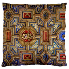 Church Ceiling Box Ceiling Painted Large Flano Cushion Case (one Side) by Sapixe