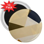Fabric Textile Texture Abstract 3  Magnets (10 pack)  Front