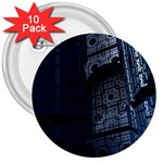 Graphic Design Background 3  Buttons (10 pack)  Front