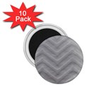 White Fabric Pattern Textile 1.75  Magnets (10 pack)  Front