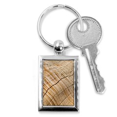 Abstract Brown Tree Timber Pattern Key Chains (rectangle)  by Sapixe