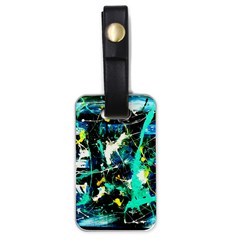 Brain Reflections Luggage Tags (one Side)  by bestdesignintheworld