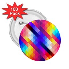 Abstract Background Colorful Pattern 2 25  Buttons (100 Pack)  by Nexatart