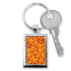 Background Triangle Circle Abstract Key Chains (rectangle)  by Nexatart