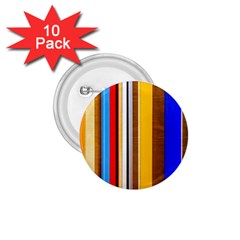Colorful Stripes 1 75  Buttons (10 Pack) by FunnyCow
