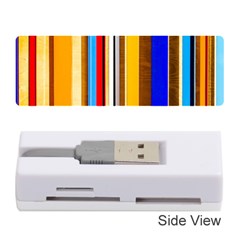 Colorful Stripes Memory Card Reader (stick)  by FunnyCow