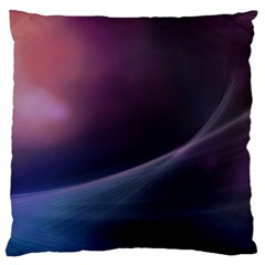 Abstract Form Color Background Large Flano Cushion Case (two Sides) by Nexatart