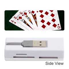 Poker Hands   Royal Flush Diamonds Memory Card Reader (stick)  by FunnyCow
