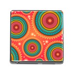 Background Texture Mosaic Pink Memory Card Reader (Square) Front