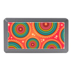 Background Texture Mosaic Pink Memory Card Reader (mini) by Nexatart