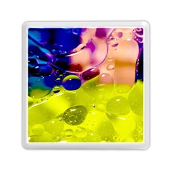 Abstract Bubbles Oil Memory Card Reader (square)  by Nexatart