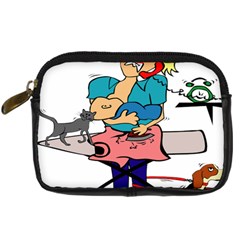 Housewife Multitasking Woman Digital Camera Cases by Sapixe