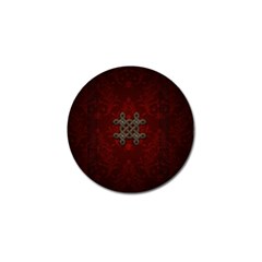 Decorative Celtic Knot On Dark Vintage Background Golf Ball Marker (10 Pack) by FantasyWorld7