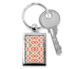 Tribal Shapes                                          Key Chain (rectangle) by LalyLauraFLM